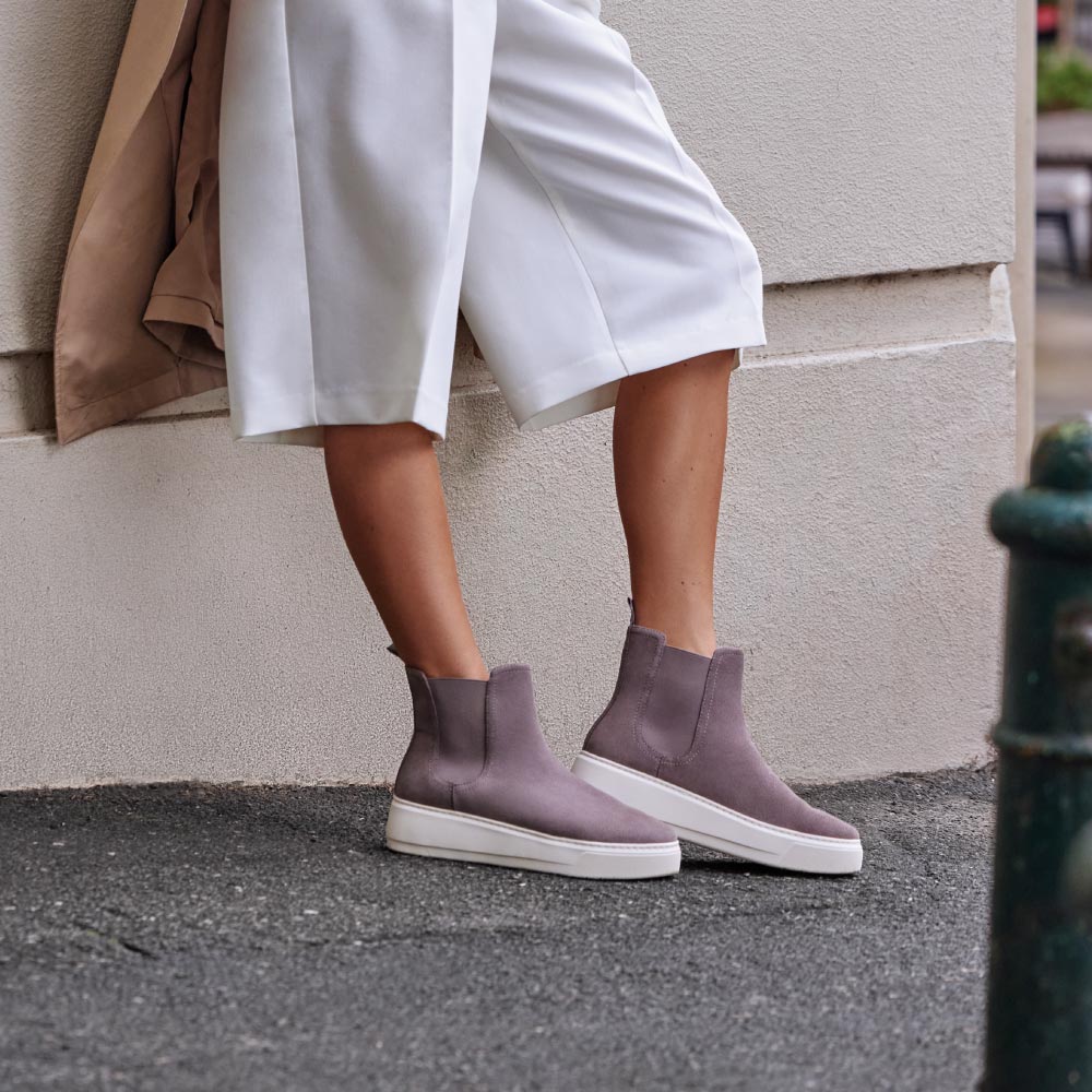 Crawford Dark Taupe Suede - Image 3