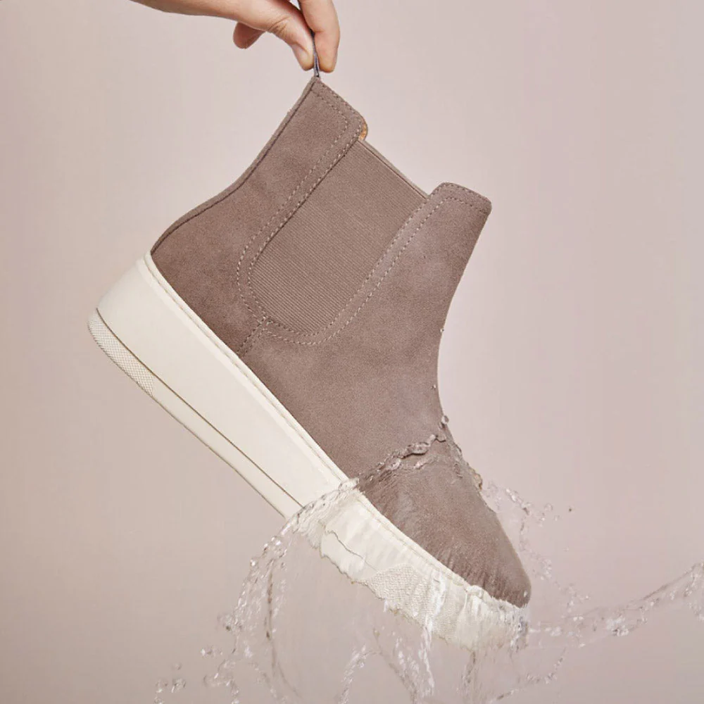 Crawford Dark Taupe Suede - Image 4
