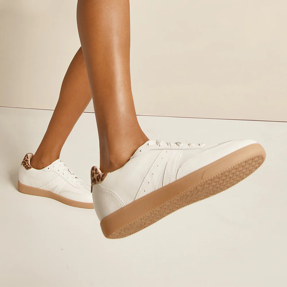 Levi White/Leopard Print - Image 4